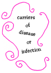 carriers of disease or infection