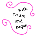 with cream and sugar