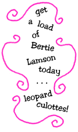 get a load of Bertie Lamson!
